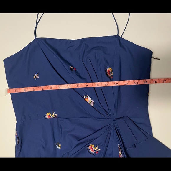 Prabal Gurung Blue Embroidered Dress - Picture 7 of 16